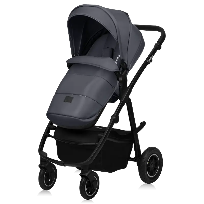 Коляска Lionelo Amber Plus 2 в 1 Grey Graphite (LO-AMBER PLUS 2IN1 GREY GRAPHITE) - фото 2