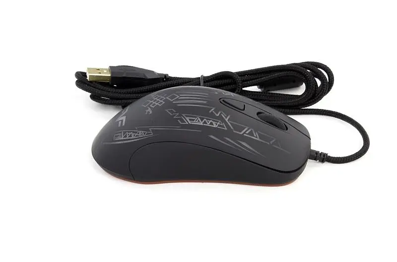 Ігрова миша Frime Black Panther, USB Omron switch Avago 3050 sensor, 2м (FMP18100) - фото 4