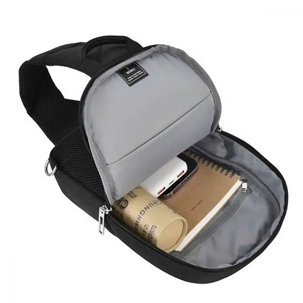 Сумка Wiwu Hali Crossbody Bag black - фото 4