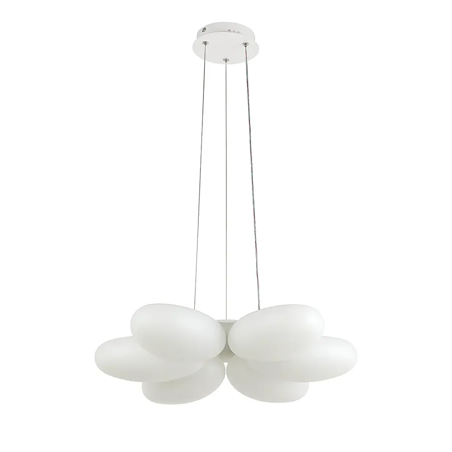 Люстра LED Levistella 797MD6010 (535), 80W, 3 режими світла, пульт, пластиковий плафон, сучасний стиль для вітальні - фото 2