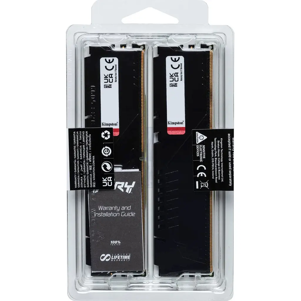 Модуль пам'яті DDR5 Kingston FURY Beast 2x8GB 5200MHz Black (KF552C40BBK2-16) [151705] - фото 7