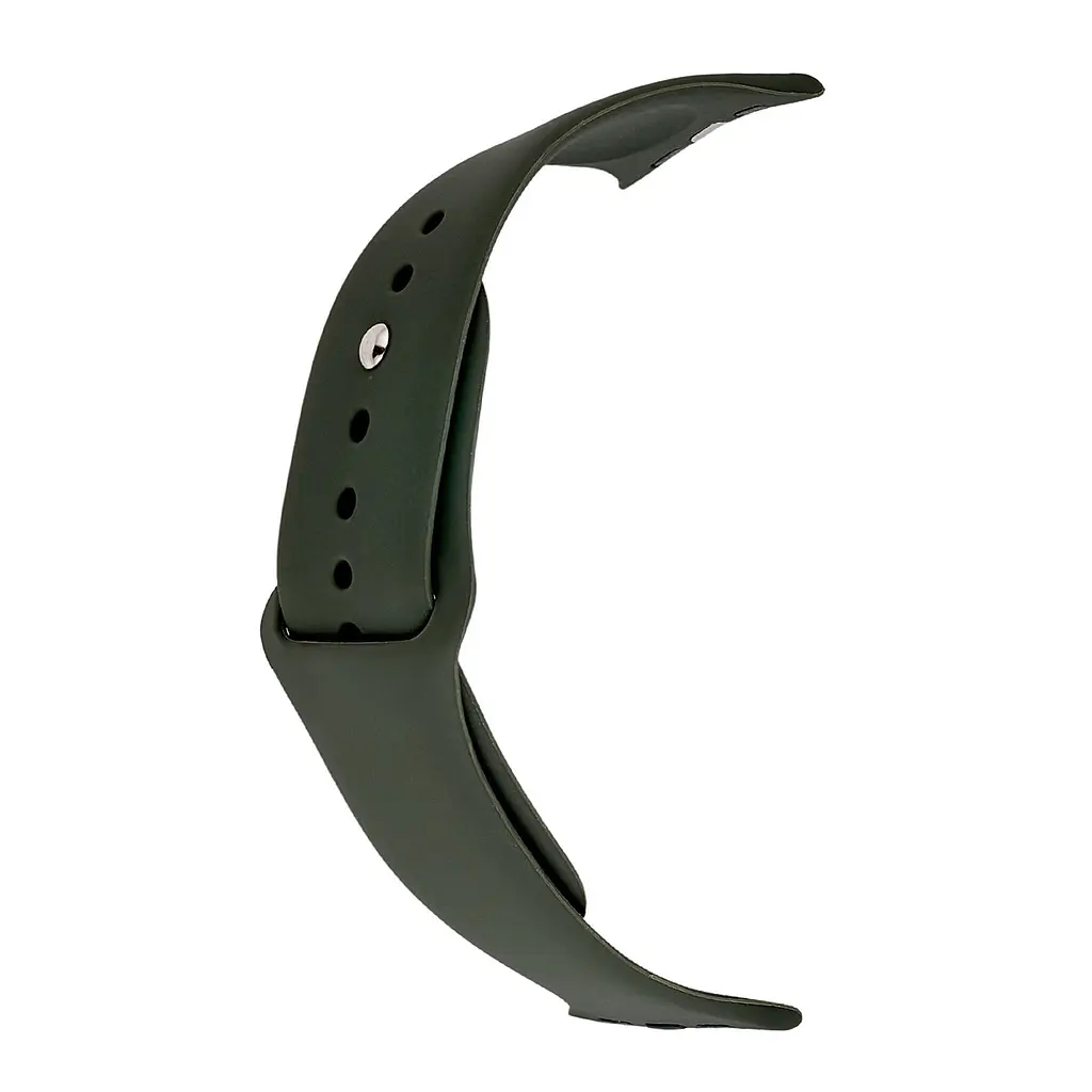 Ремінець Apple Watch Silicone 42/44/45/46/49 мм Dark Olive S (35) (34) - фото 2