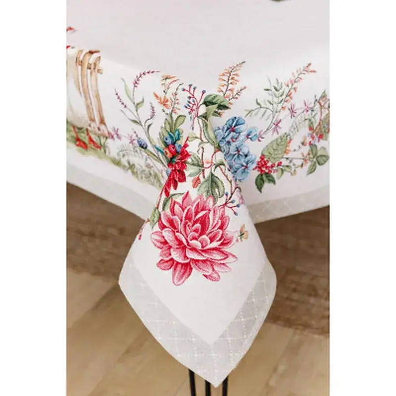 Скатертина Прованс гобеленова Гуси 135х300 см (034101) - фото 5