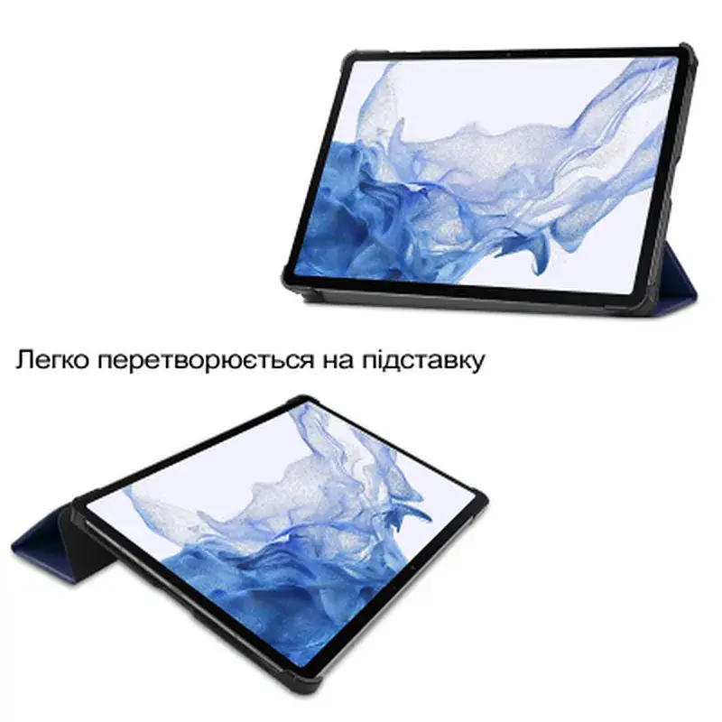 Чохол до планшета BeCover Smart Case Samsung Galaxy Tab S10 Lite SM-X400/406 10.9" Deep Blue (713837) - фото 5