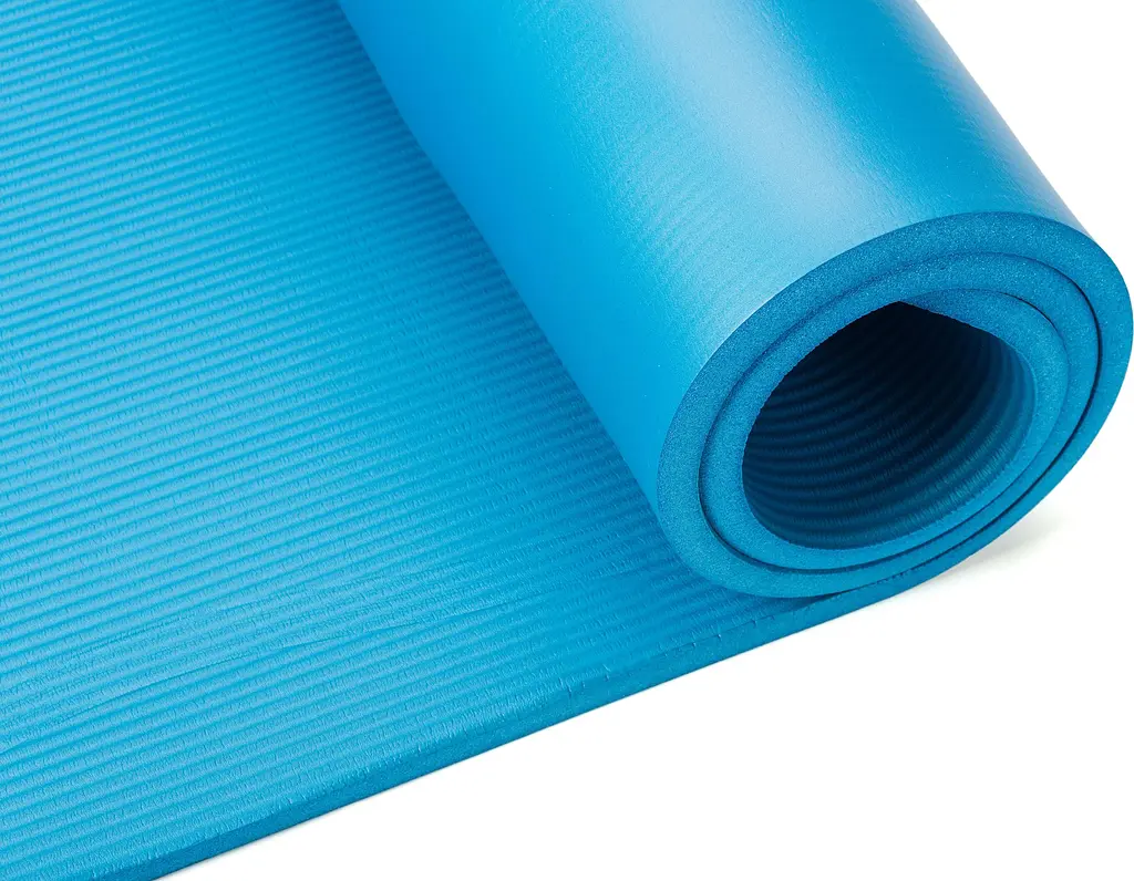 Килимок (мат) для фітнесу та йоги Gymtek NBR 1,5см голубий - фото 10