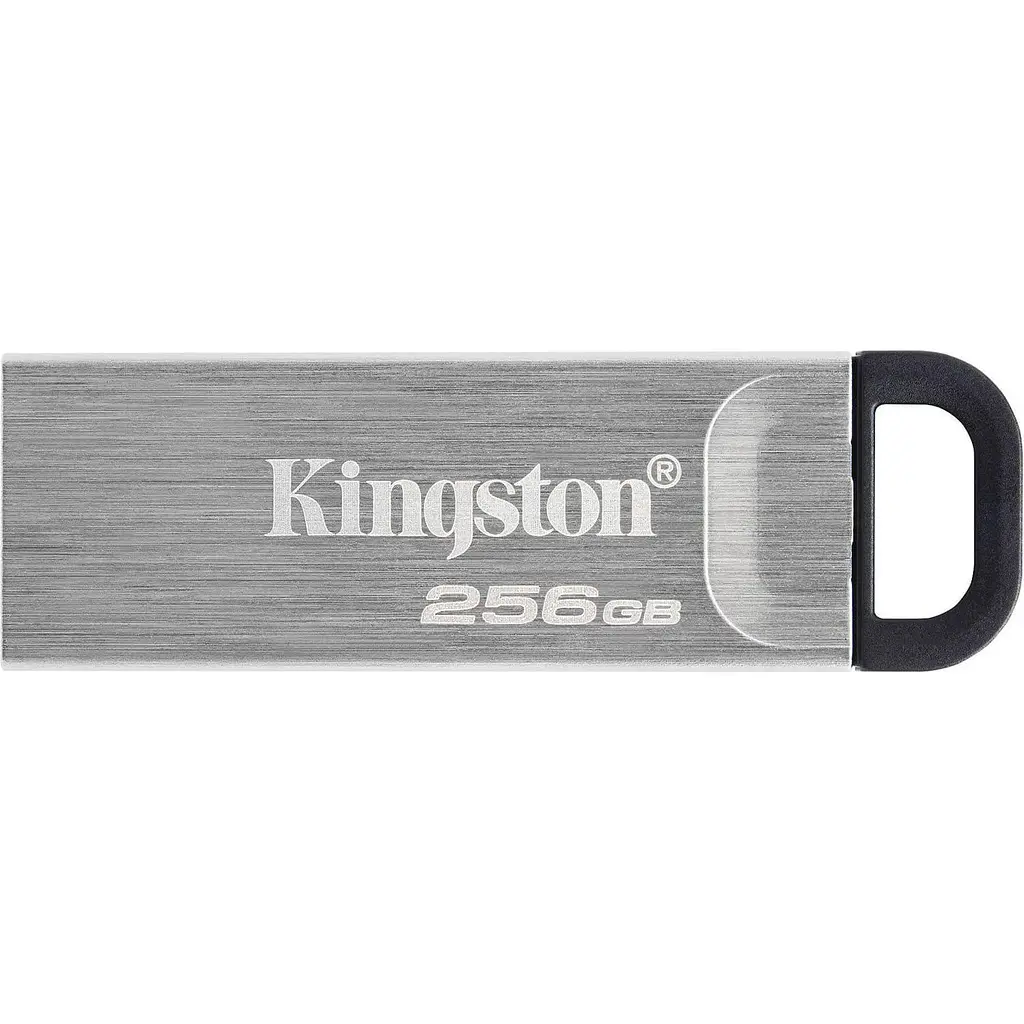 Флеш-накопичувач Kingston USB3.2 256GB DataTraveler Kyson Silver/Black (DTKN/256GB) - фото 2