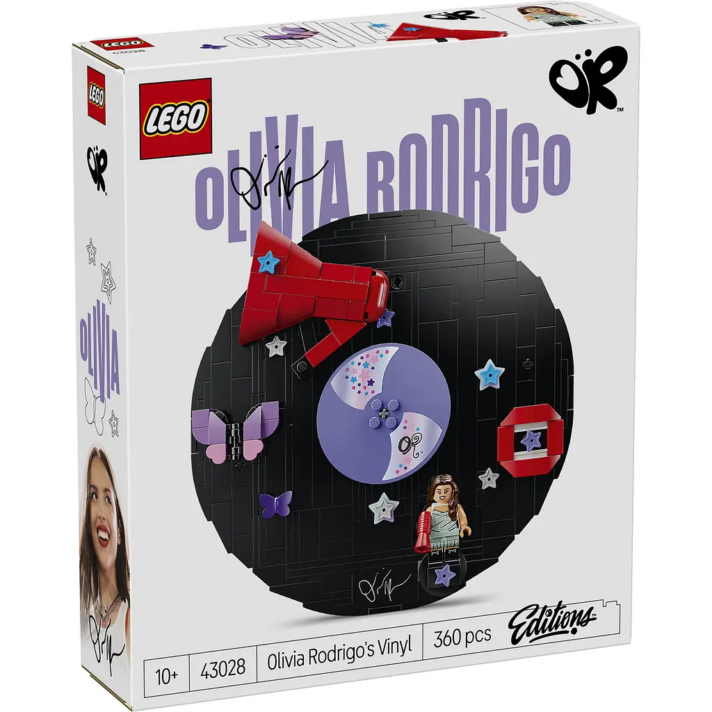 Конструктор LEGO Editions Music Вініл Олівії Родріґо 360 ел. (43028) - фото 2