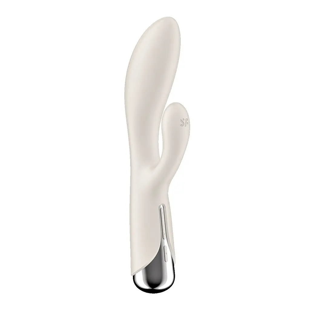 Вібратор-кролик з ротацією Satisfyer Spinning Rabbit 1 Beige, 3 мотори - фото 5
