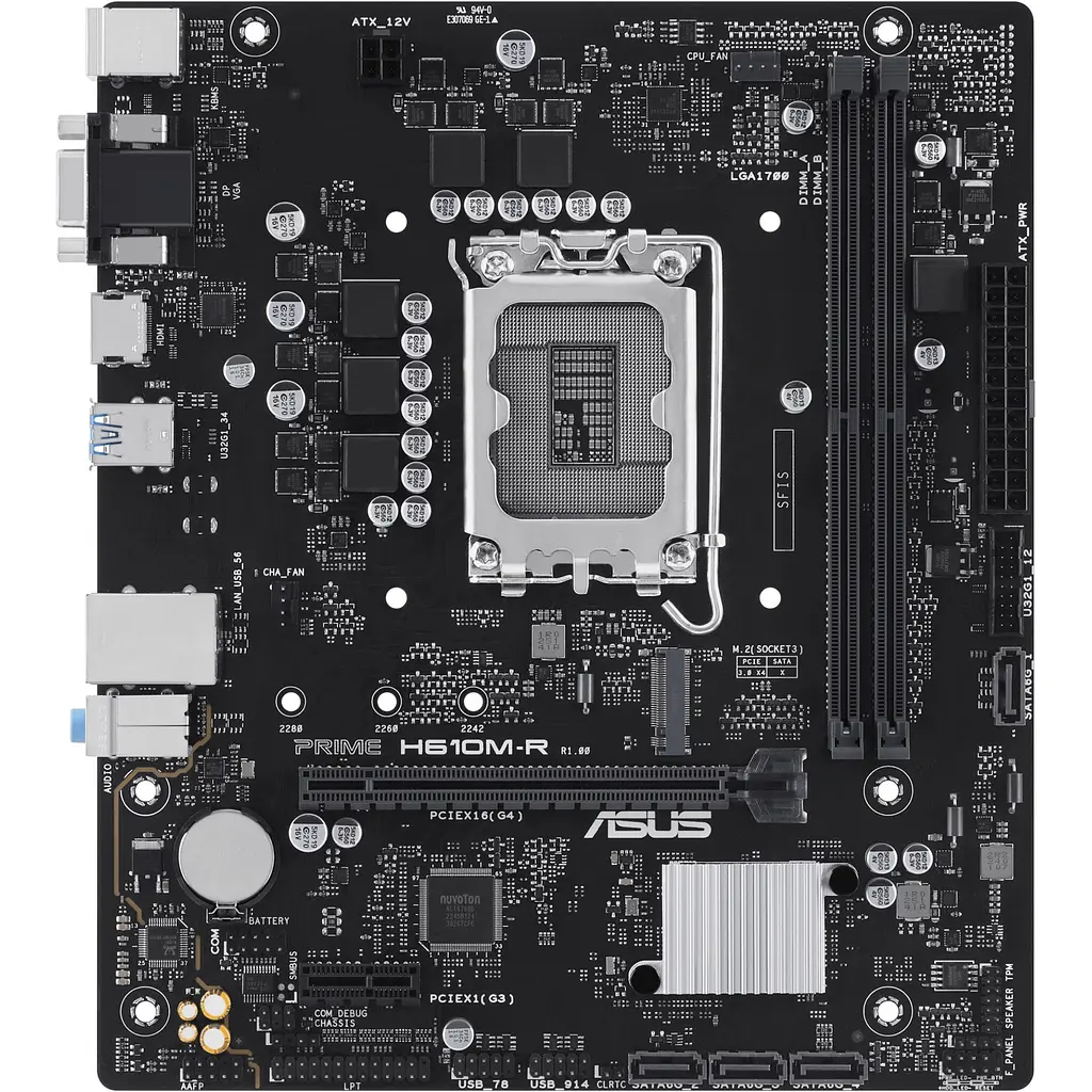 Материнська плата Asus Prime H610M-R-SI [147096] - фото 2