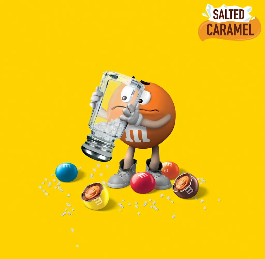 Драже M&M's Salted Caramel Milk Chocolate Bag 176г - фото 3
