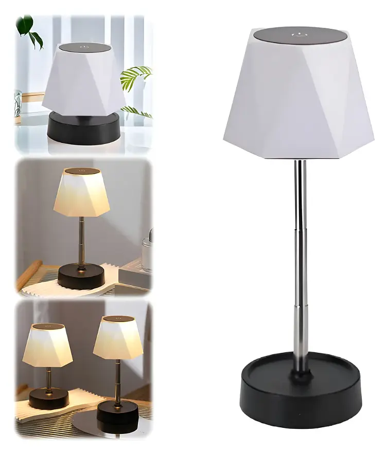 Бездротова настільна лампа сенсорна ZJ329а з регулюванням яскравості - фото 2