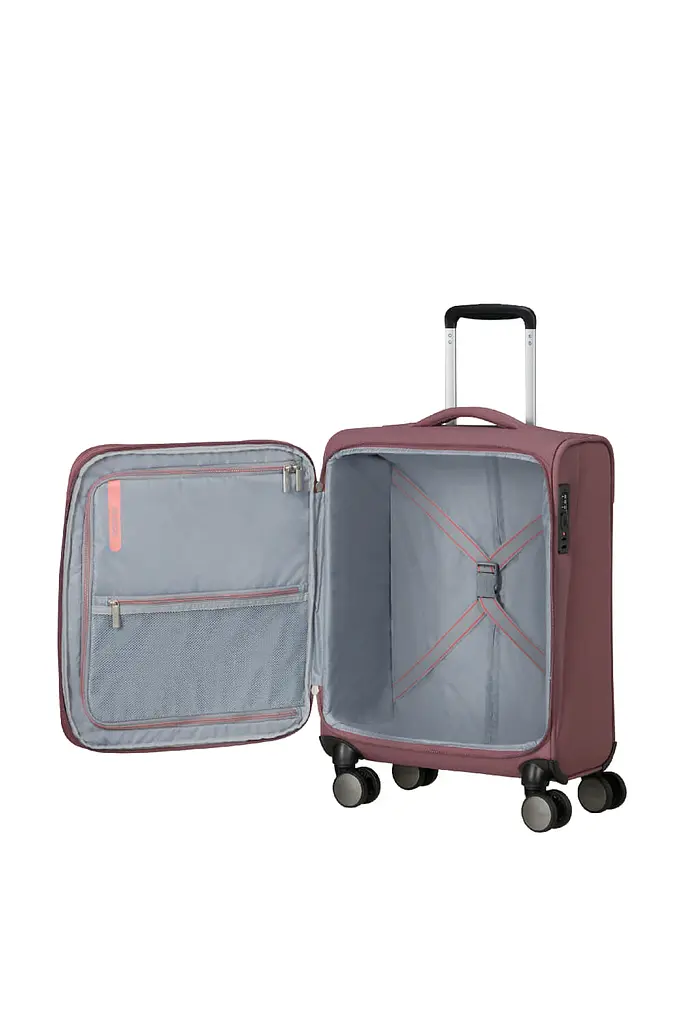 Валіза 55 См American Tourister WANDERLITE GALACTIC MAUVE 55x40x23(25) MJ6*90004 - фото 2