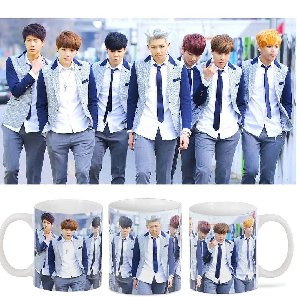 Кружка GeekLand Bangtan Boys BTS 02.24 330 мл белая - фото 3