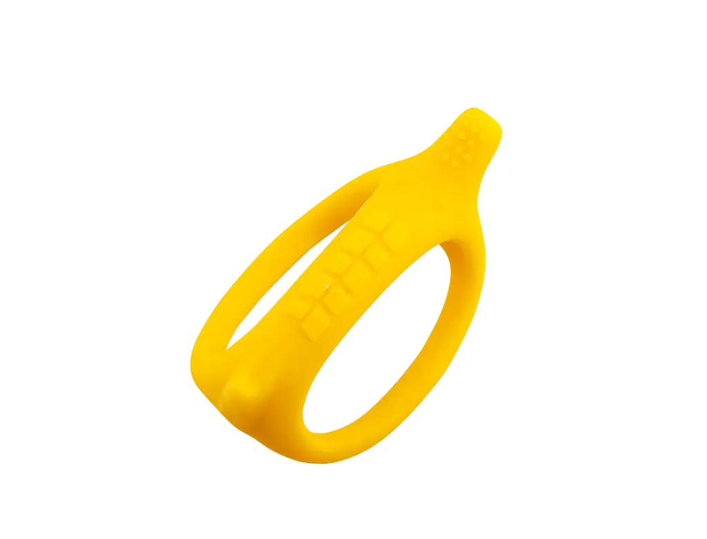 Прорезыватель Baby Team Крокодил, желтый (4019) - фото 2