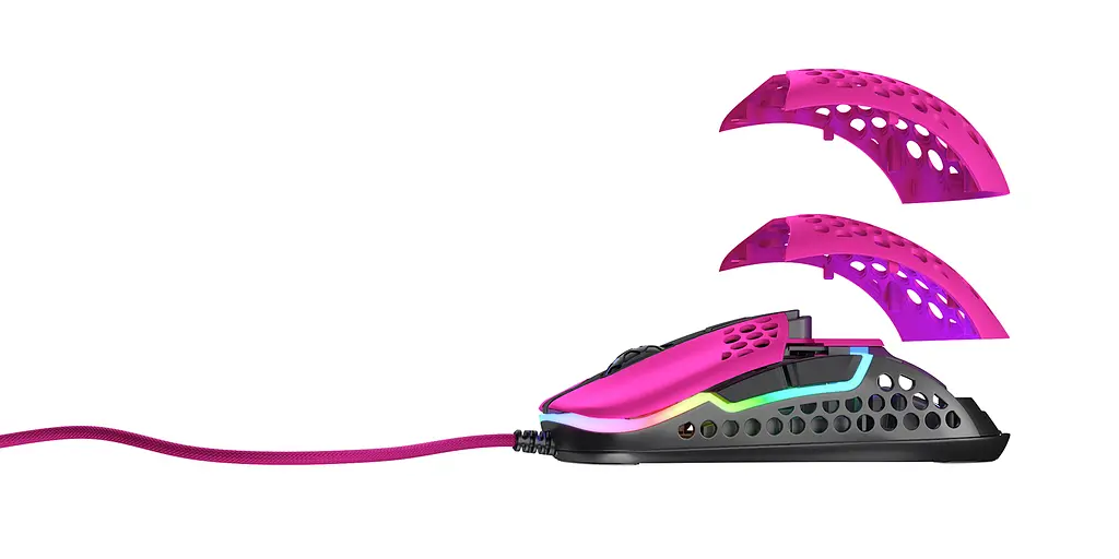 Компьютерная мышь Cherry Xtrfy M42 USB-A RGB розовый teh0014069 - фото 5