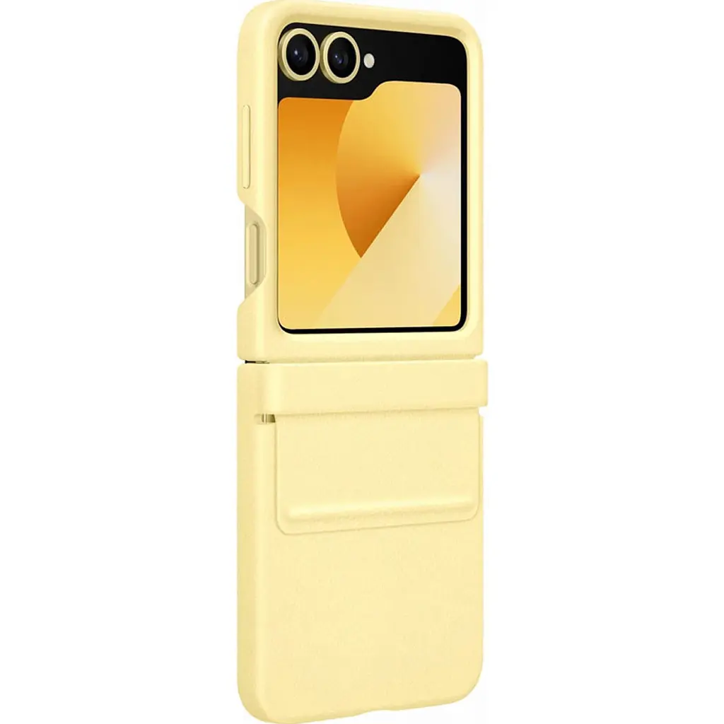 Чохол Epik Leather Case для Samsung Galaxy Flip6 Yellow AAA [113353] - фото 2