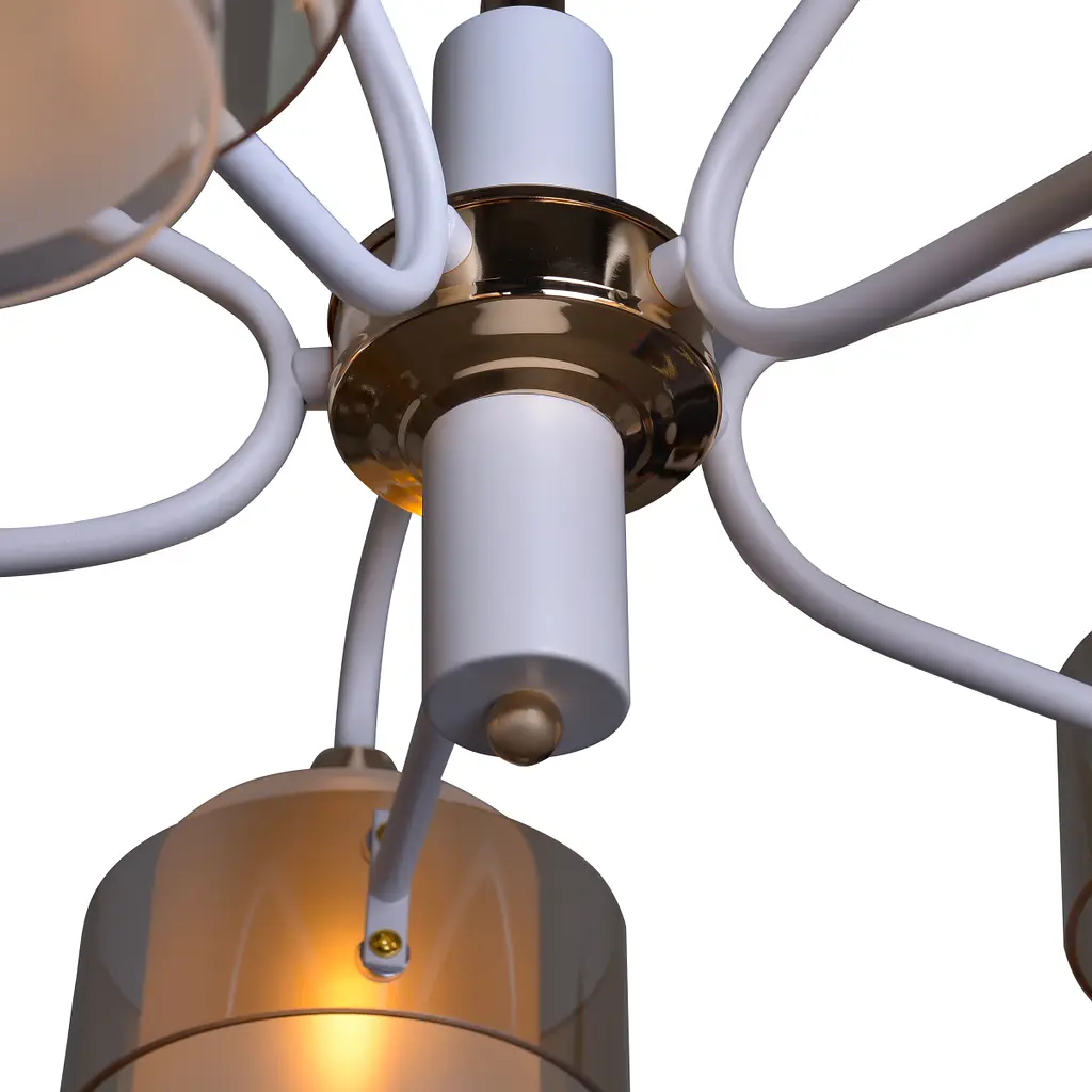 Люстра Brille LK-729S/5 E27 WH+FG - фото 5