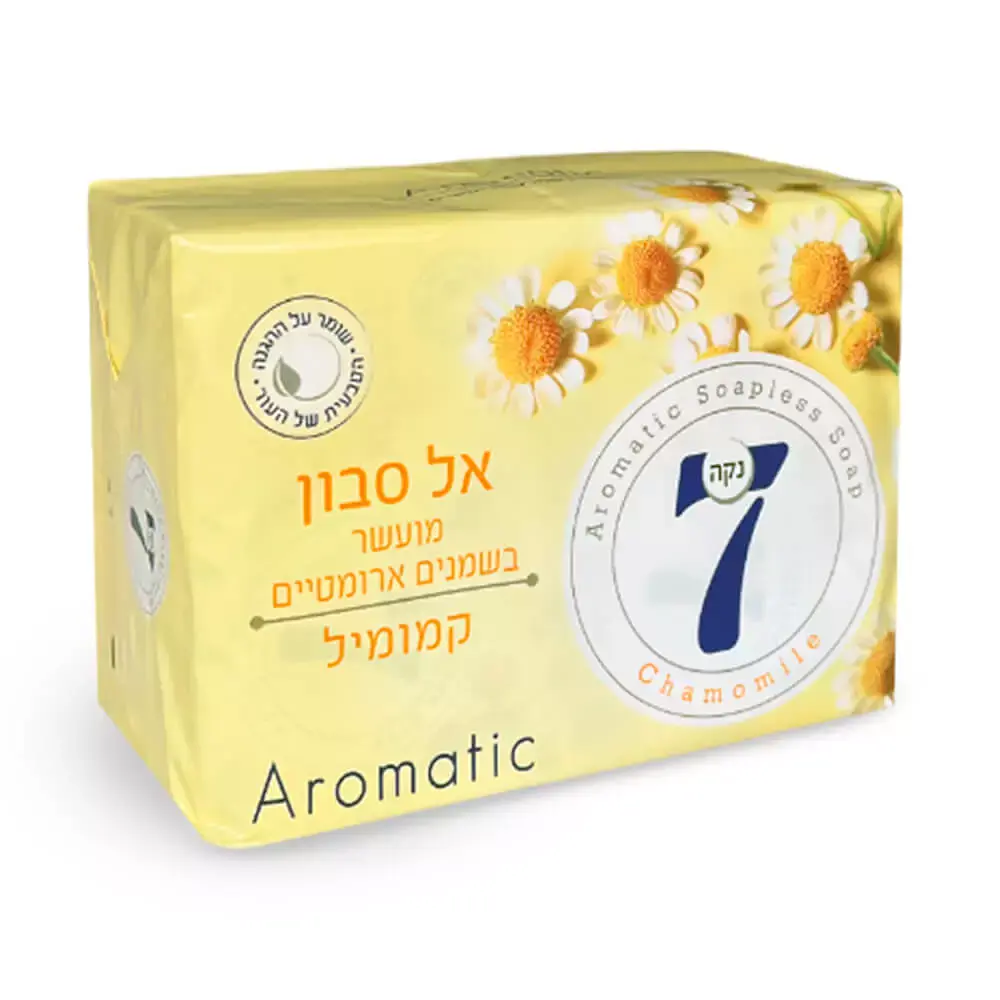 Тверде мило NECA 7 біле ромашка Aromatic 4*100 г