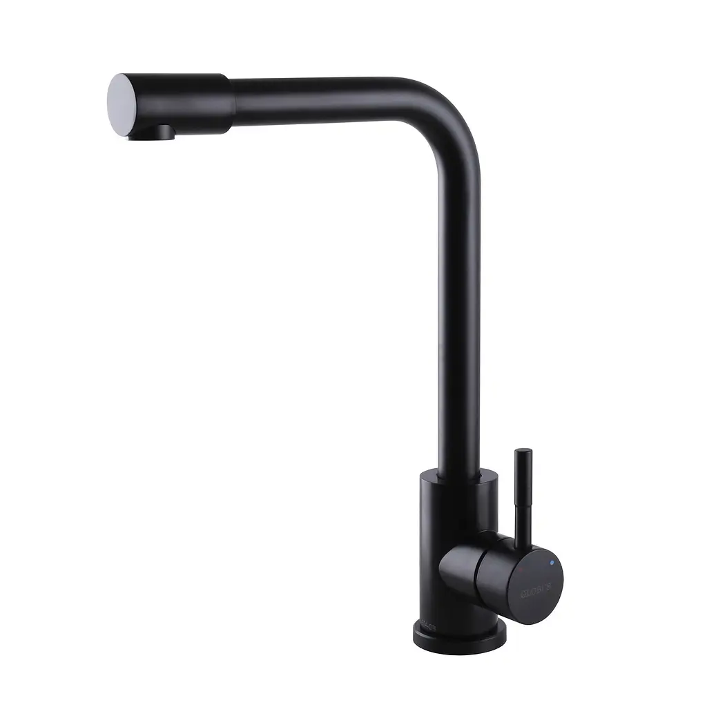 Змішувач для кухні Globus Lux Alpen SUS-403-BB Чорний матовий - фото 3