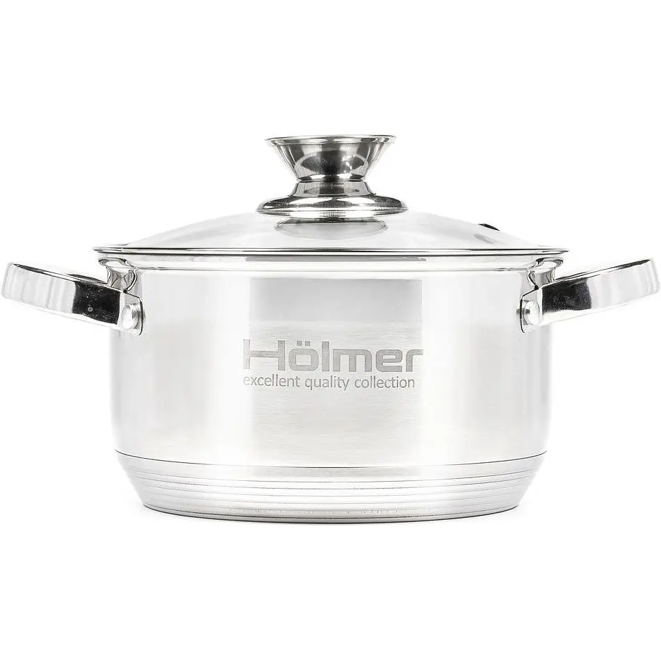 Набор кастрюль с крышками Holmer CS-1451-SS (CS-1451-SS) - фото 9