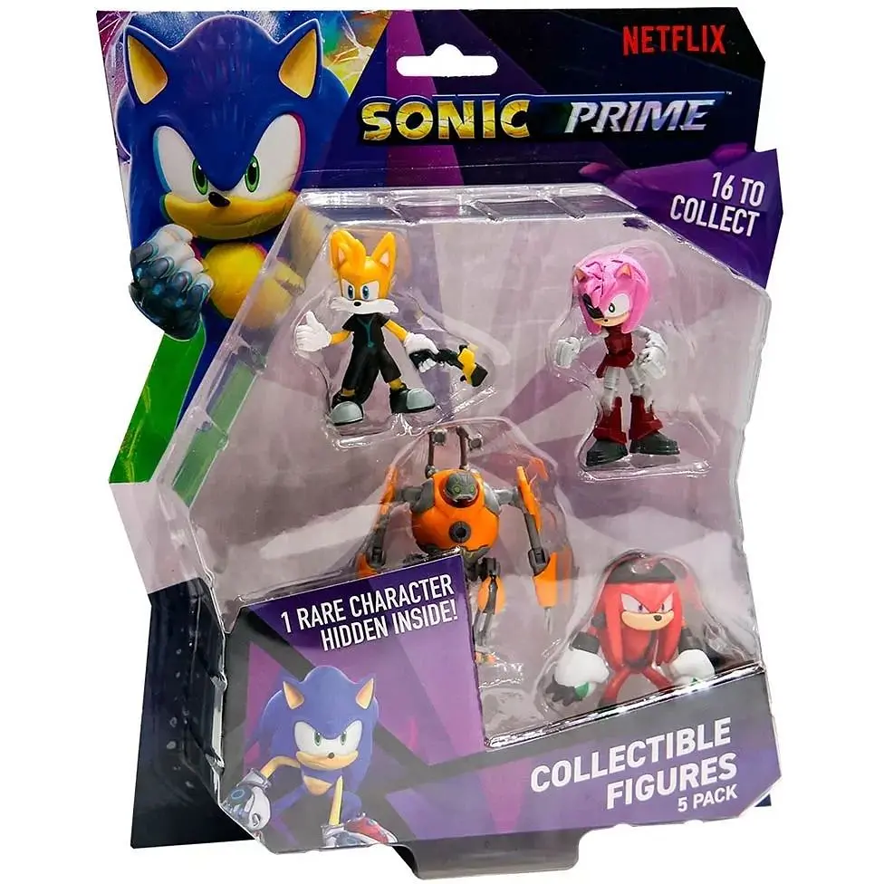 Набір ігрових фігурок Sonic Prime Пригоди Тейзла, 6,5 см (SON2040A) - фото 2