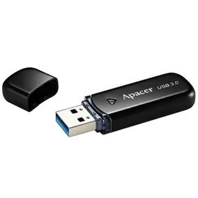 USB флеш накопичувач Apacer 64GB AH355 Black USB 3.0 (AP64GAH355B-1) - фото 3