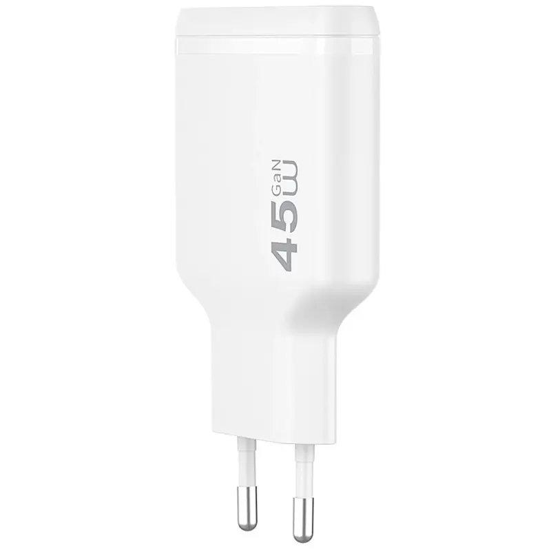 МЗП G034 Essen PD45W GaN (2USB-C) White Wiwu teh0029665