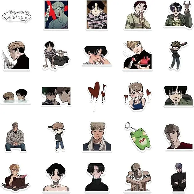 Стикерпак GeekLand Killing Stalking 50 штук - фото 4