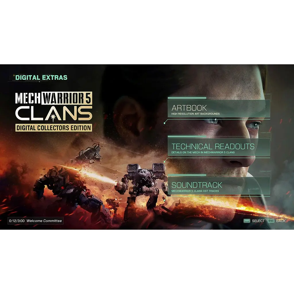 Ключ активації Microsoft MechWarrior 5: Clans Digital Collectors Edition для Xbox Series S/X - фото 8