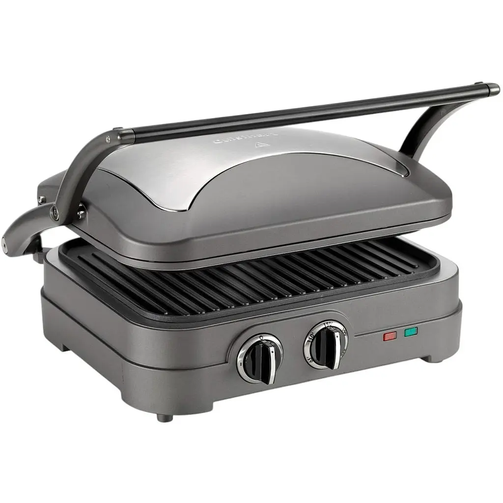 Електрогриль Cuisinart сірий (GR47E) - фото 2