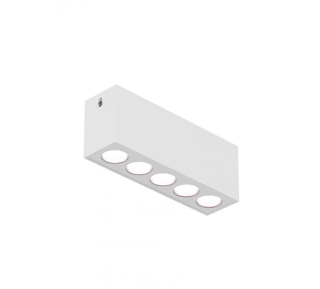 Світильник точковий накладний Kloodi KD-PIXEL 5X2 10W 4K WH - фото 3