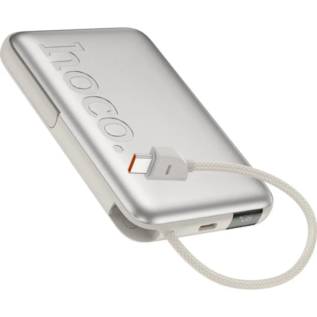 Зовнішній акумулятор Hoco Q43 Clever 10000mAh 20W Silver [165933] - фото 3