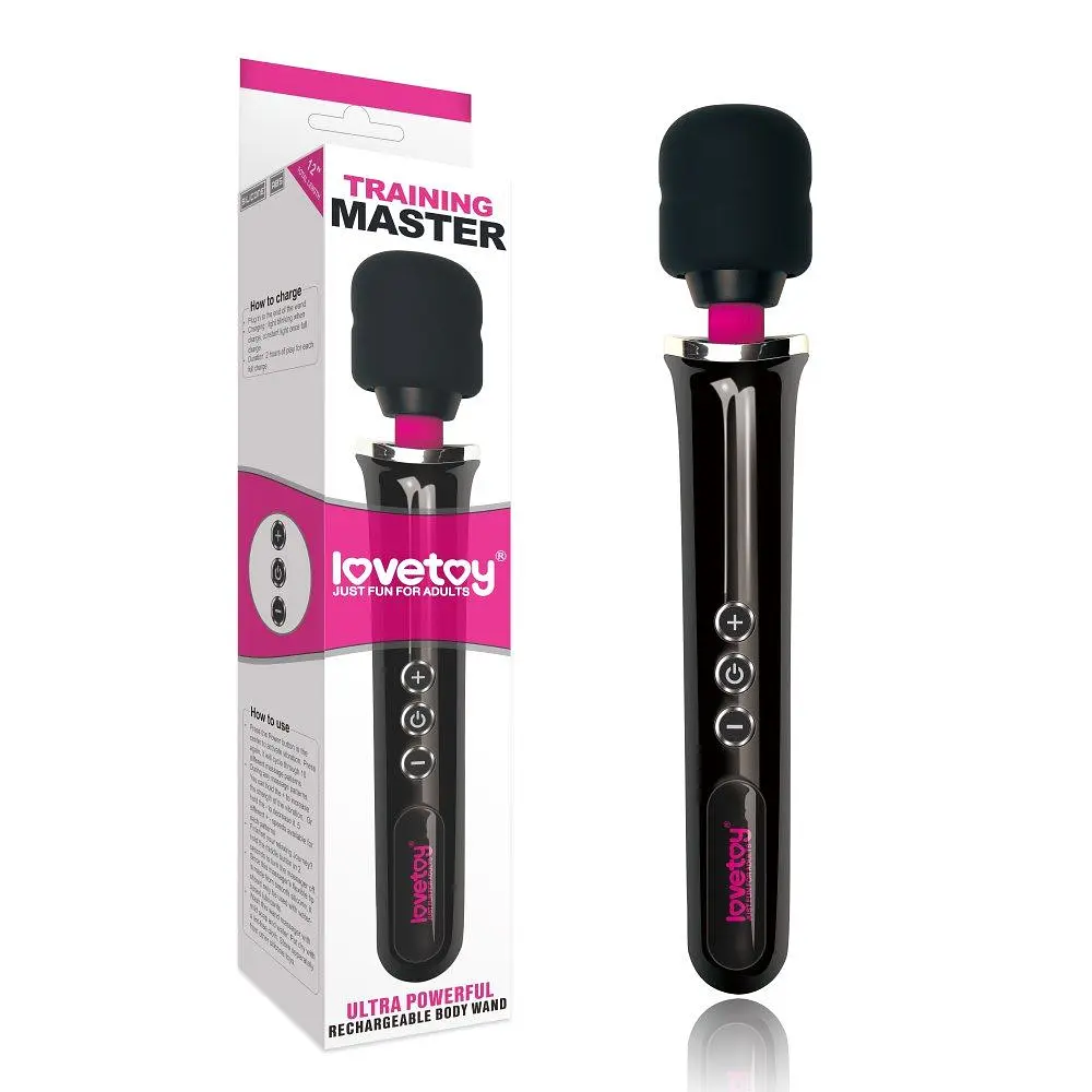 Вібратор Lovetoy Training Master Ultra Powerful Body Wand, 32 см (чорний)