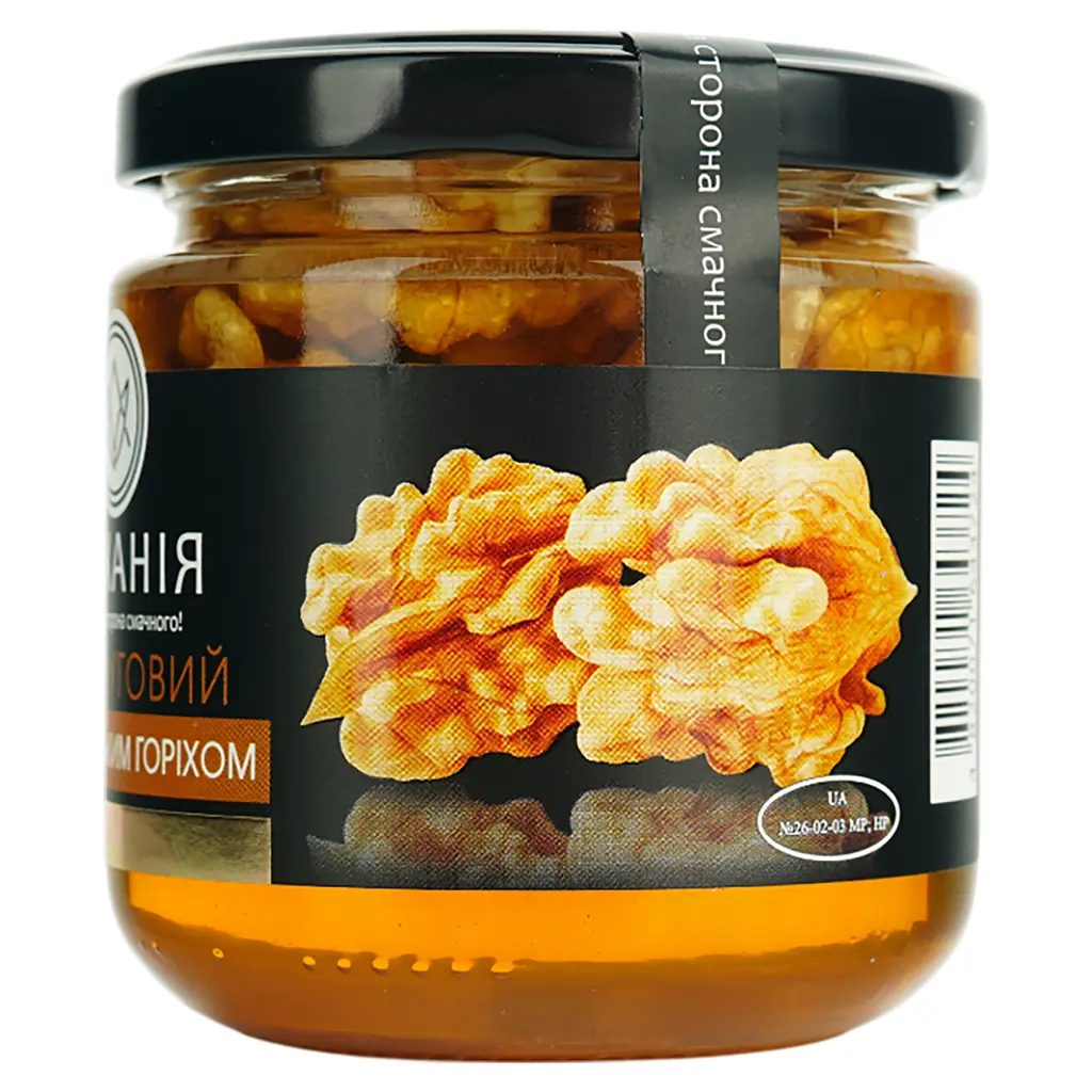 Мед Ascania Луговий з волоським горіхом 250 г - фото 2