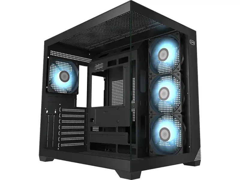 Корпус PcCooler C3 T700 ARGB Black (C3-T700BKD401-GL)