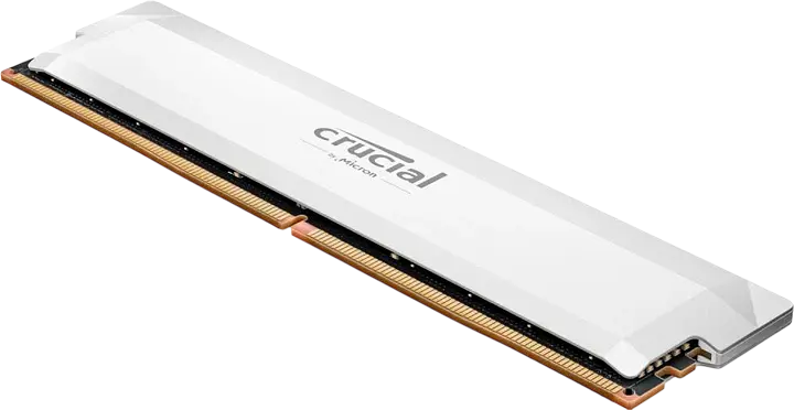 Оперативна пам'ять Micron 16GB DDR5 6400MHz Pro Overclocking White (CP16G64C38U5W) - фото 3