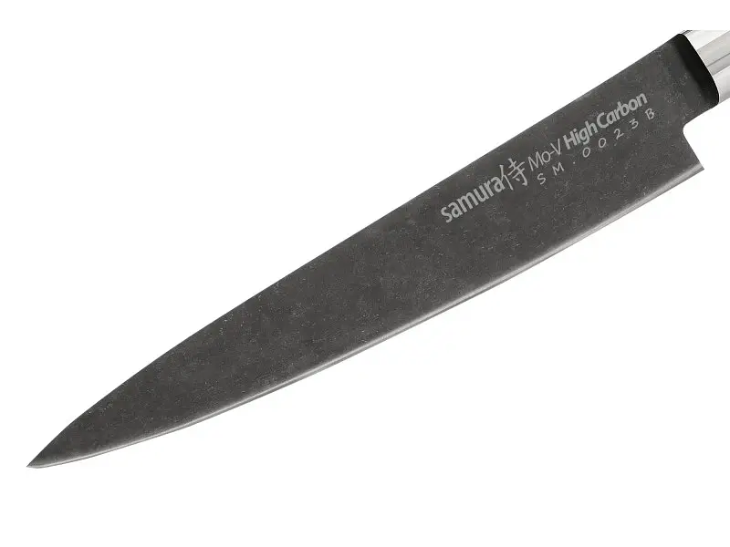 Кухонний ніж SAMURA MO-V Stonewash (SM-0023B) - фото 2