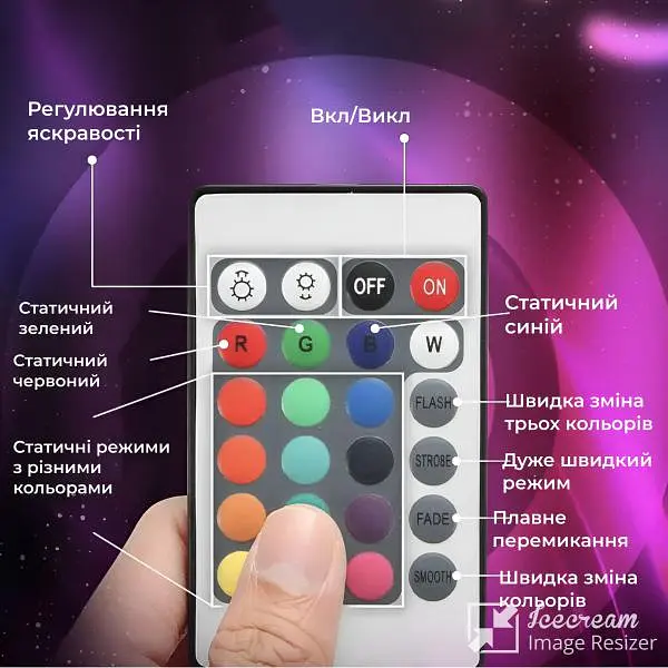 Світлодіодна стрічка TV Light 5 метрів із пультом, мультиколор - фото 9