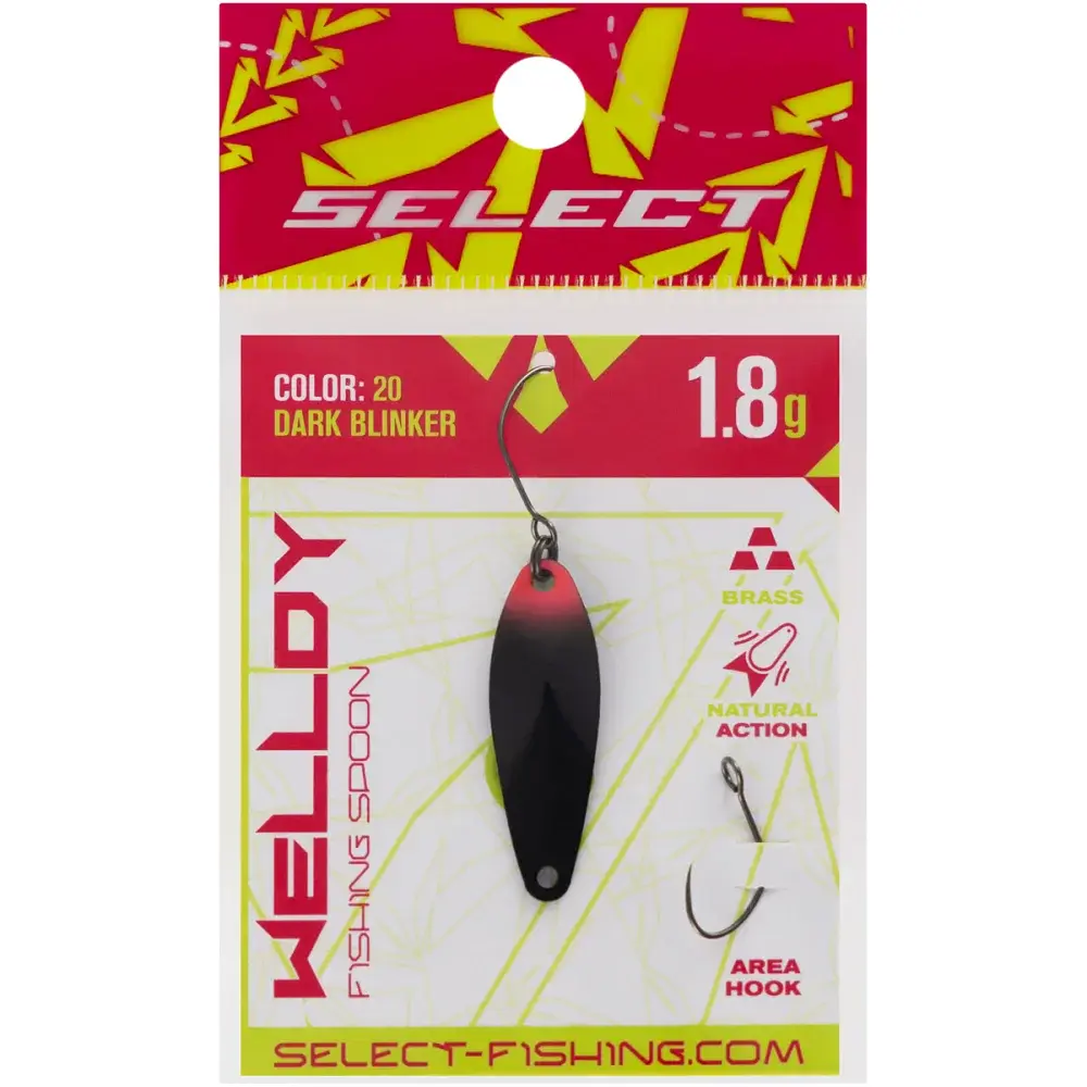 Блесна Select Welldy 1.8g 31mm #20 Dark Blinker - фото 2