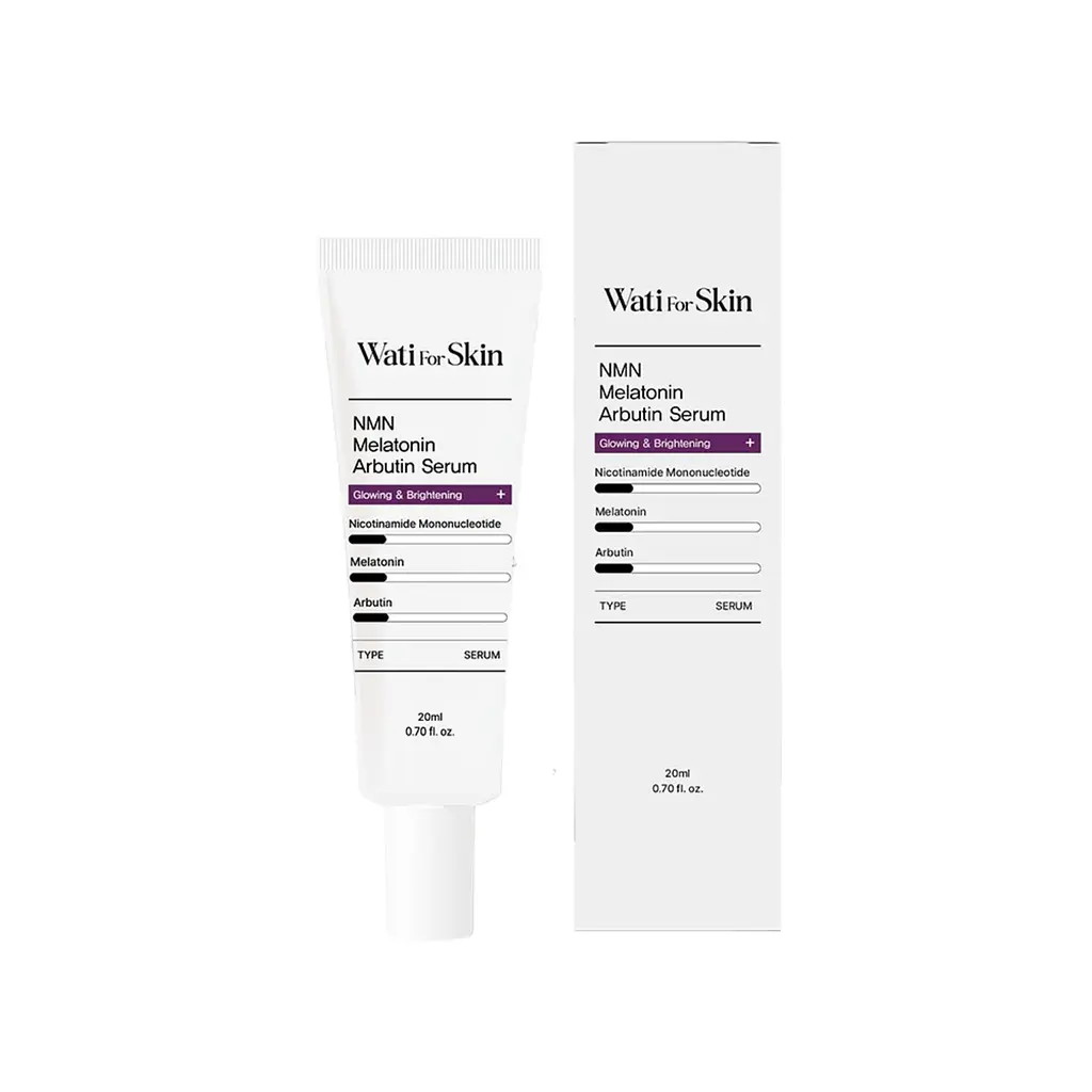 Сироватка WATI FOR SKIN для обличчя NMN Melatonin Arbutin Serum з мелатоніном та арбутином для омолодження 20мл