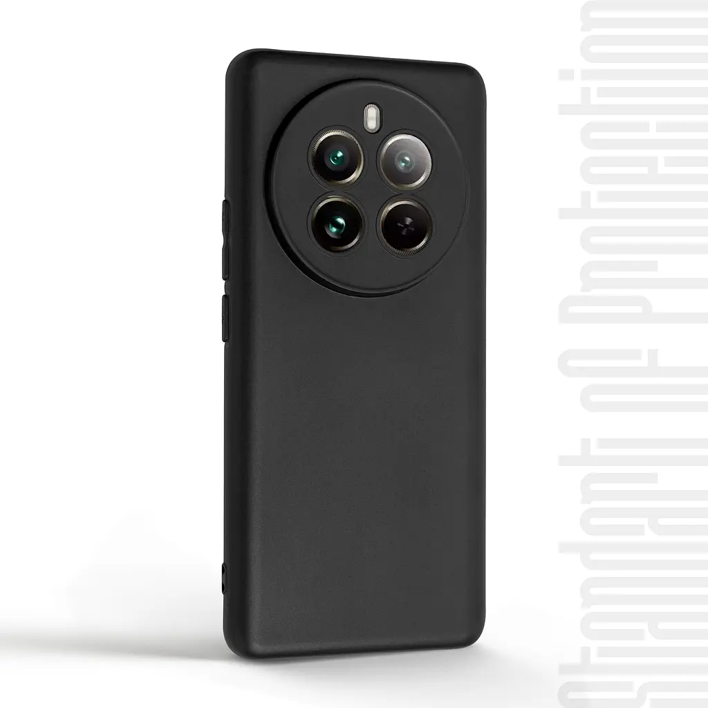 Чехол-накладка для смартфона Realme 12 Pro/12 Pro+/P1 Pro 5G противоударный, силиконовый, термополиуретановый (ТПУ), с защитой камеры и корпуса, черный, защита всего корпуса, ArmorStandart (ARM74749) - фото 2