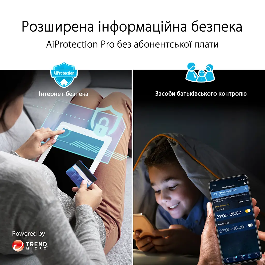 ASUS Маршрутизатор RT-AXE7800 Wi-Fi 6E 3xGE LAN 1xGE WAN 1x2.5GE LAN/WAN 1xUSB3.2 MU-MIMO OFDMA MESH gaming - фото 2