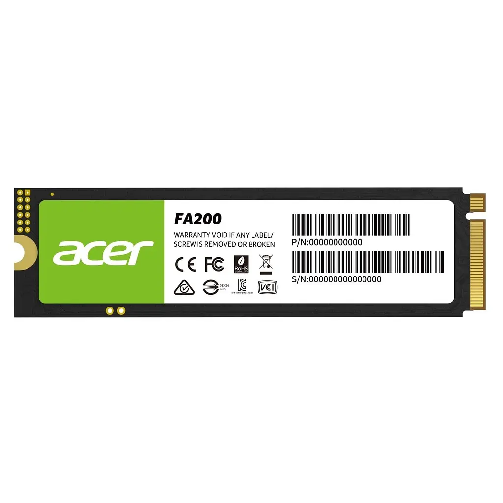 Накопичувач SSD Acer m.2 NVMe 2TB FA200 (BL.9BWWA.125)