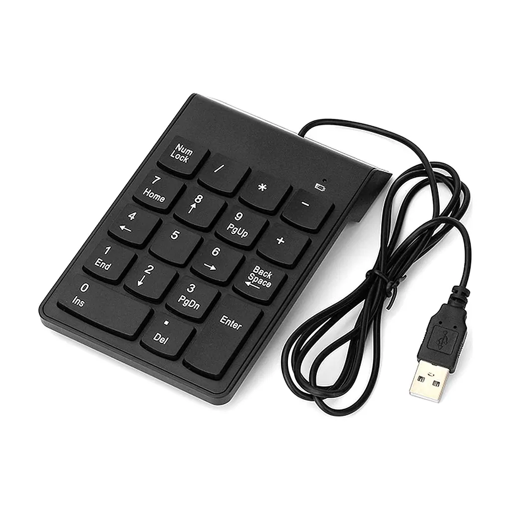 Клавіатура Gembird KPD-U-03 USB Black (KPD-U-03) - фото 3