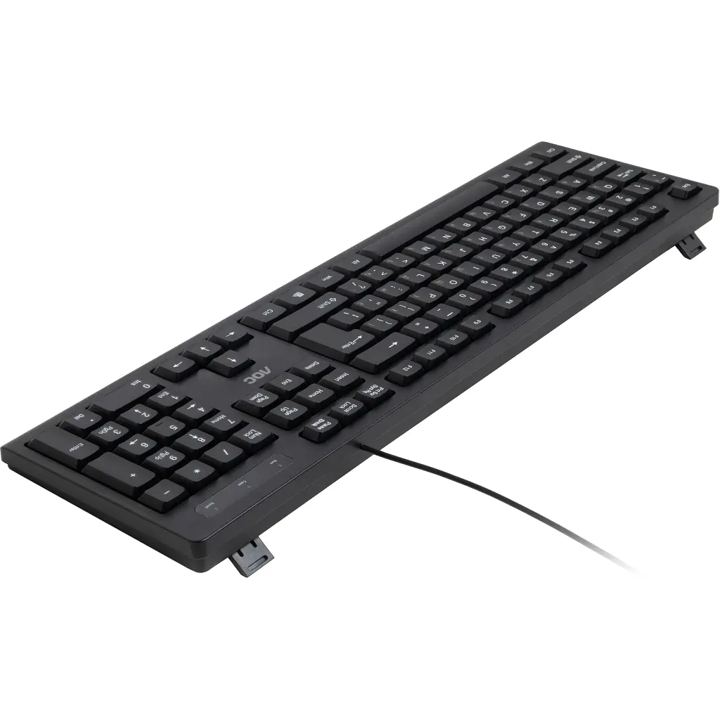 Клавіатура AOC KB100B USB UA Black (KB100B/97) - фото 8