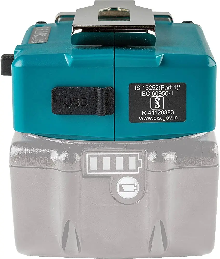 Адаптер USB універсальний для акумуляторів LXT Makita TD00000111 - фото 7