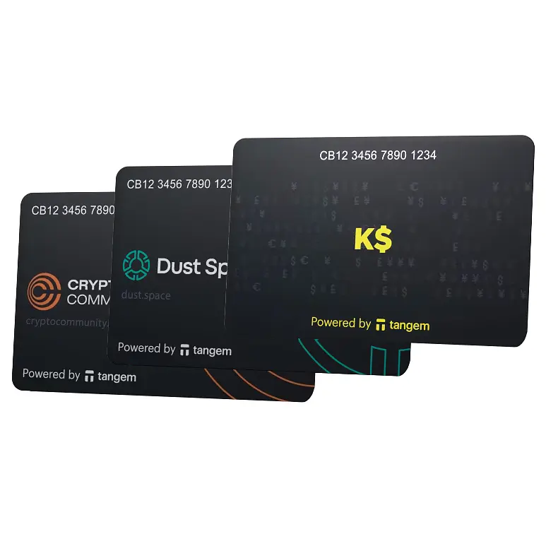 Криптокошелек Tangem Wallet 2.0 Kirill Evans All-in-one Bundle на 3 карты (TG128X3-KEAIO) - фото 2
