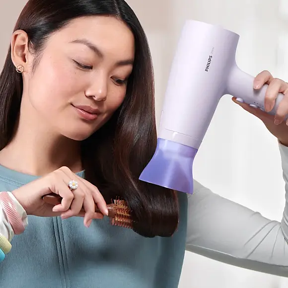 Фен Philips 3000 ThermoProtect 2100 Вт 6 режимів бузково-фіолетовий (BHD341/10) - фото 4