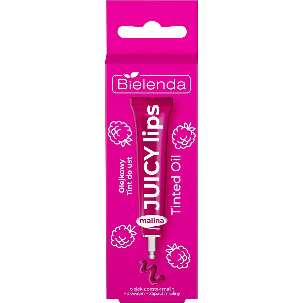 Масло-тинт для губ Bielenda Juicy Tint Lip Oil малина 10 г - фото 3