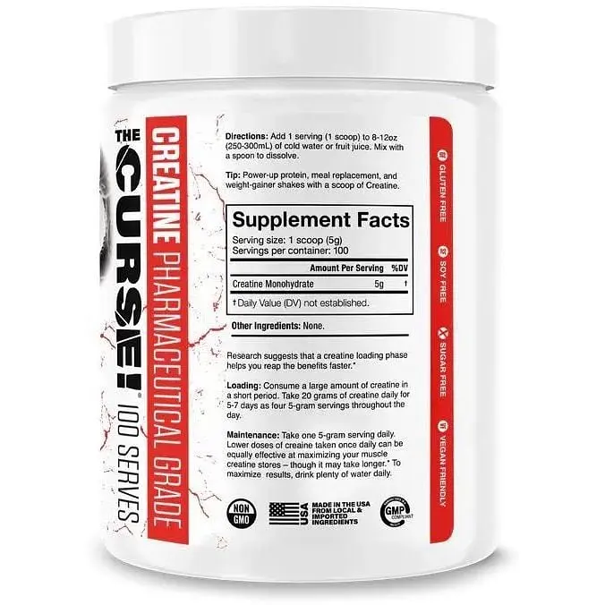 Креатин JNX Sports The Curse Creatine 500 г - фото 2